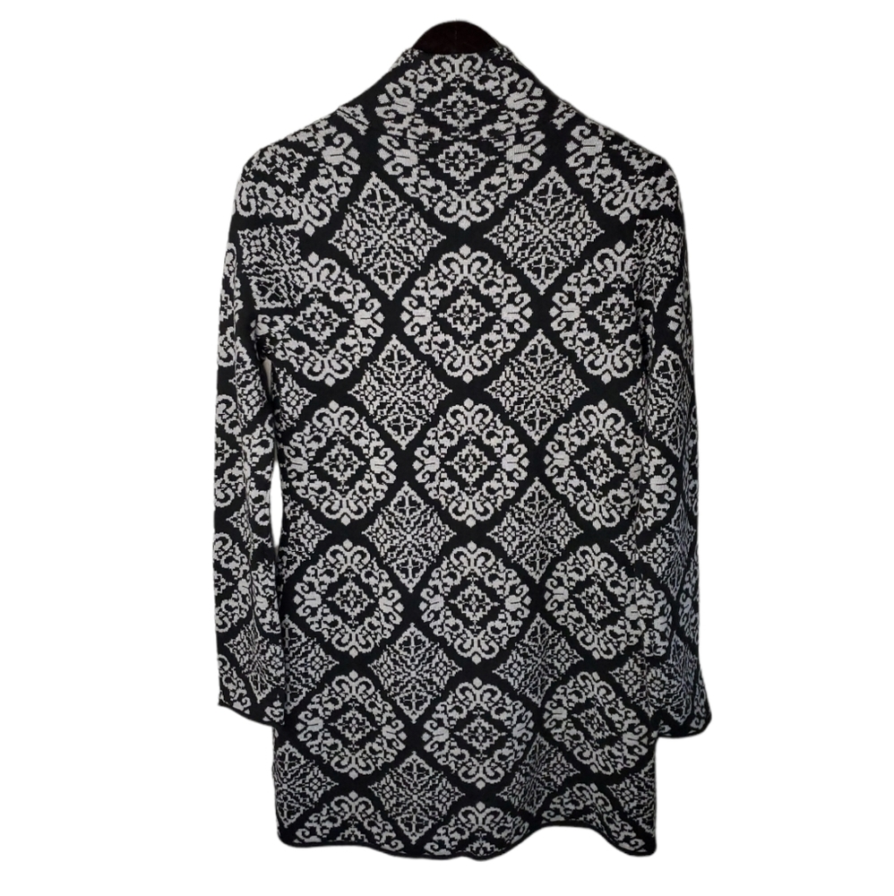 CYNTHIA ROWLEY Scroll Print Women's Long Sleeve Dress Jacket - Picture 6 of 9